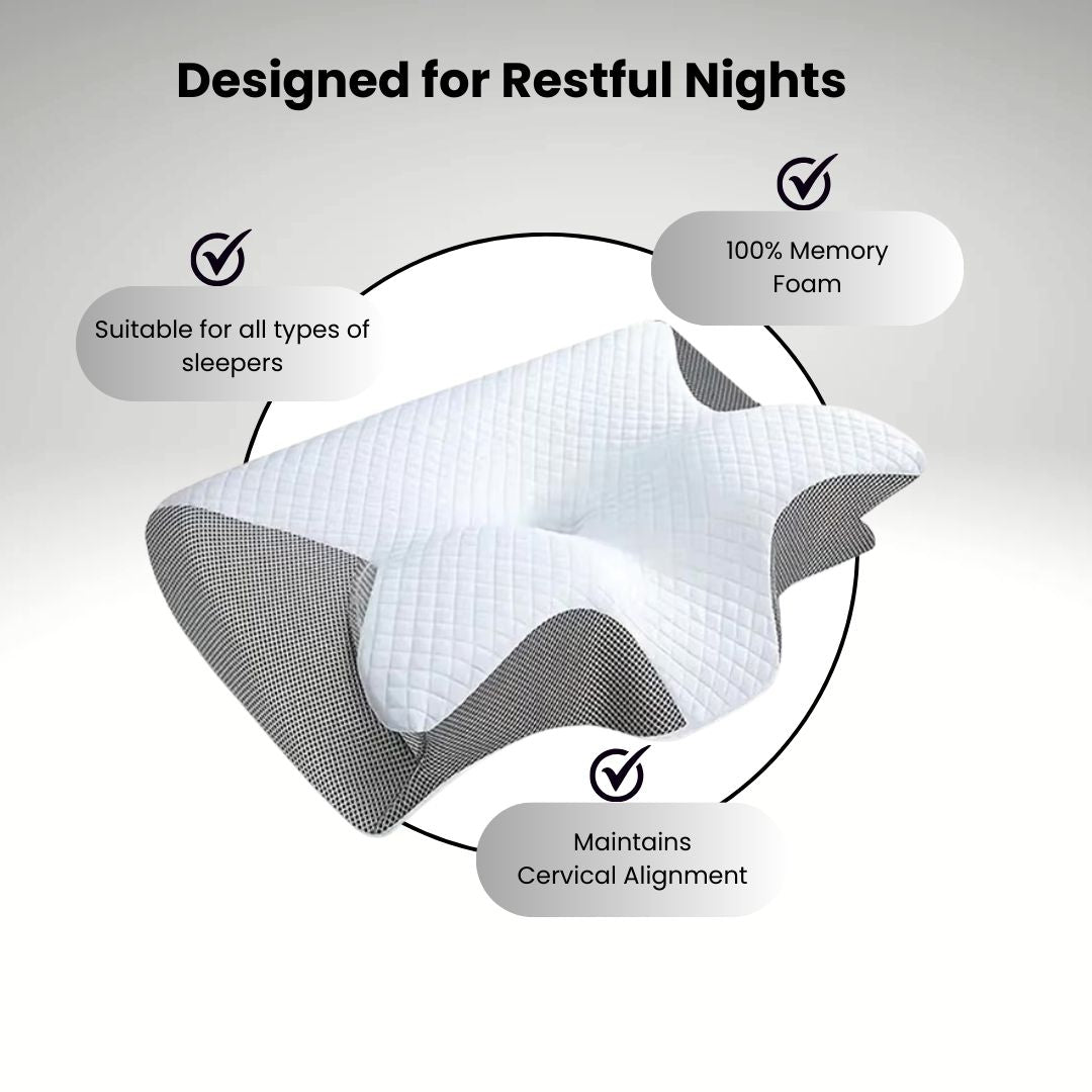 RestWise™ Memory Foam Neck Pillow